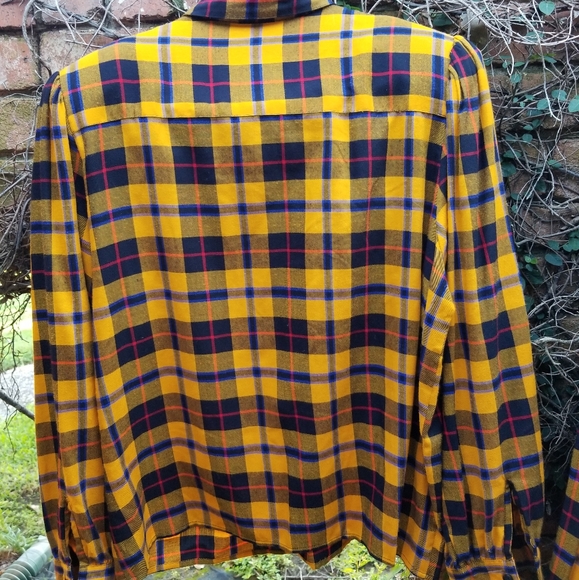 Vintage Laura and Jane plaid skirt set L - Picture 6 of 9